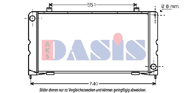 AKS DASIS Radiators, Motora dzesēšanas sistēma 370011N